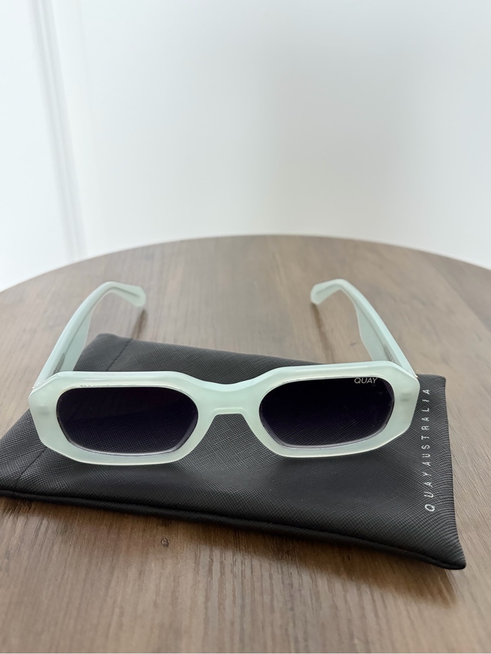 Quay Australia Light Celeste Sunglasses